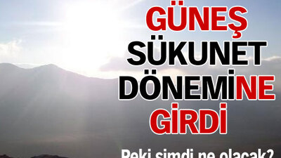 Güneş, uykuya yatıyor Dünyamız soğuyabilir