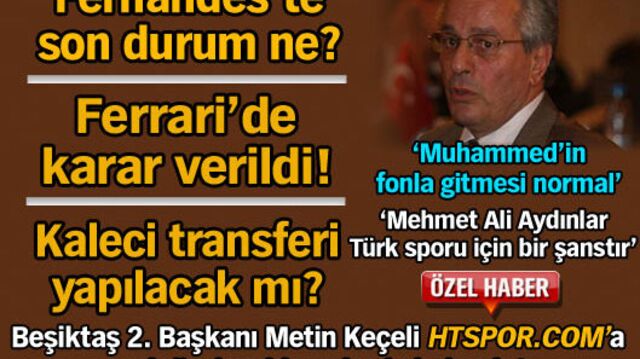 Fernandes'te sorun yok!