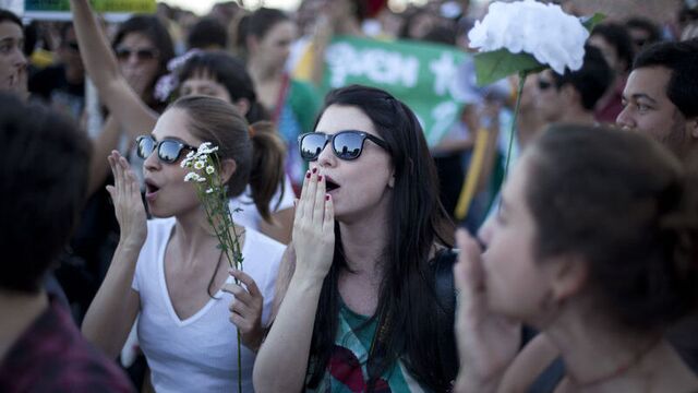 Brezilya'da "marihuana serbest olsun" yürüyüşü