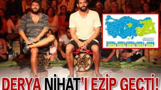 Derya Nihat'ı ezip geçti!