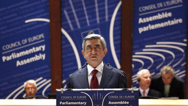 Sarkisyan, AKPM'de konuştu