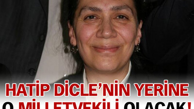 Hatip Dicle'nin yerine o milletvekili olacak!