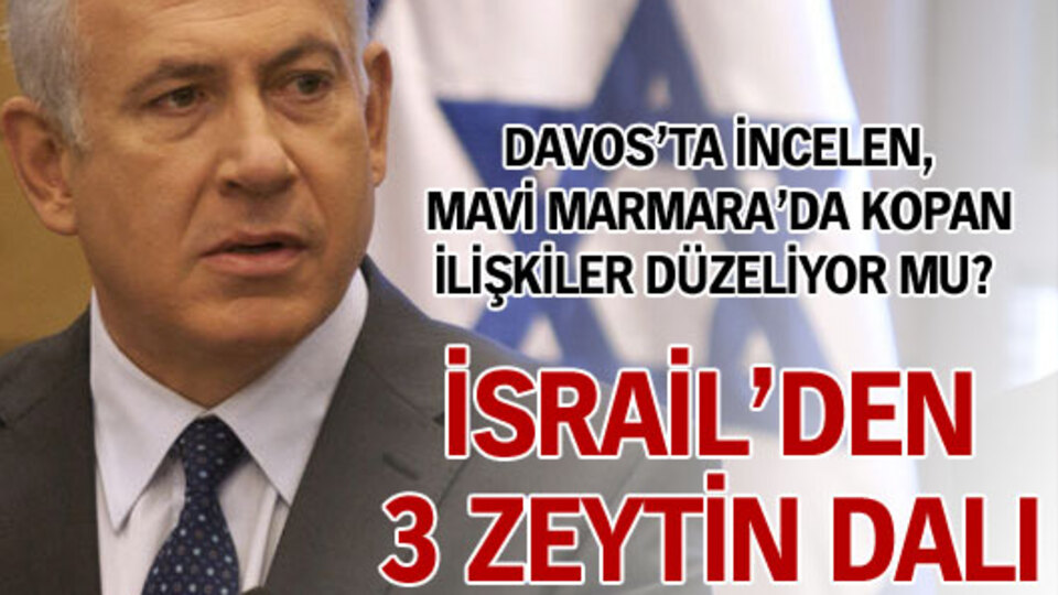 İsrail'den üç zeytin dalı
