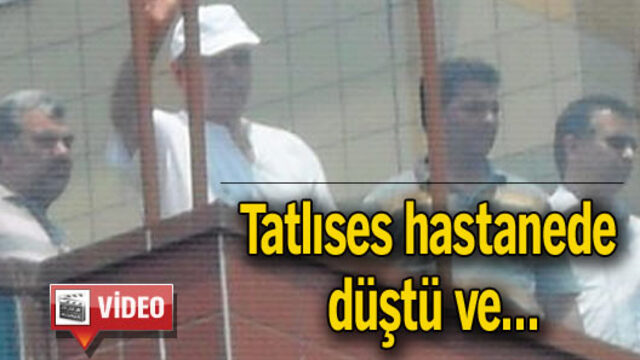 Tatlıses hastanede düştü ve...