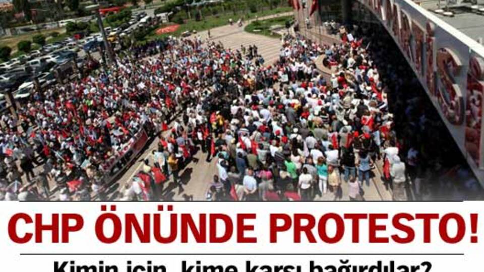 CHP Genel Merkezi önünde eylem!