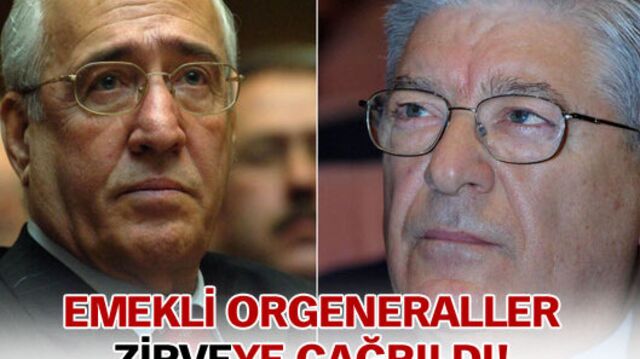 Emekli Orgenerallere şok çağrı!