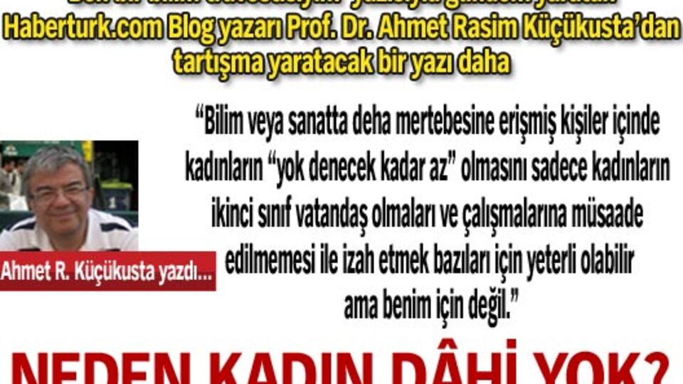 Neden kadın dâhi yok?