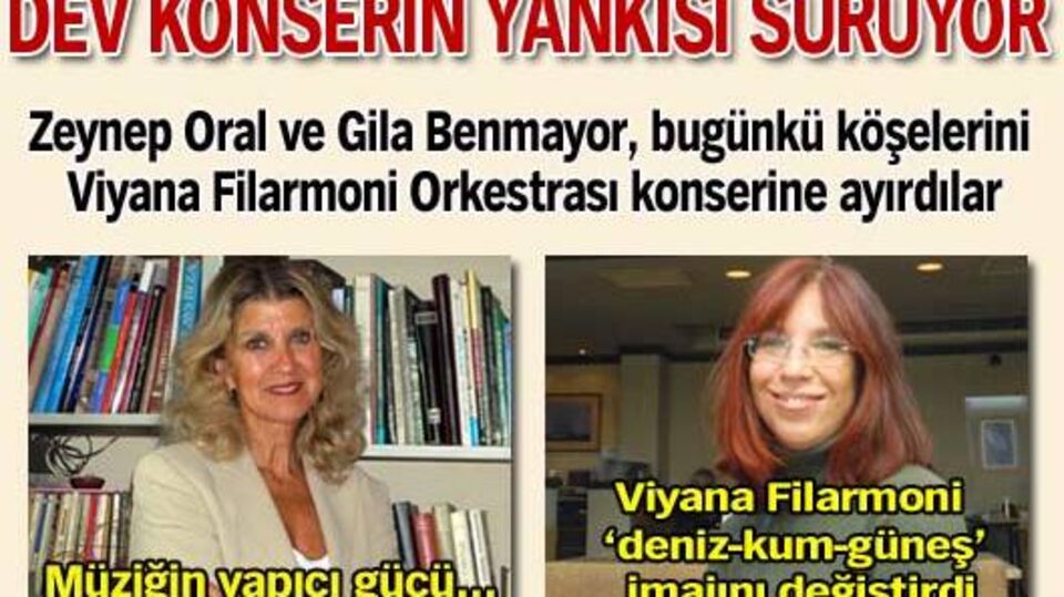 Dev konserin yankısı sürüyor