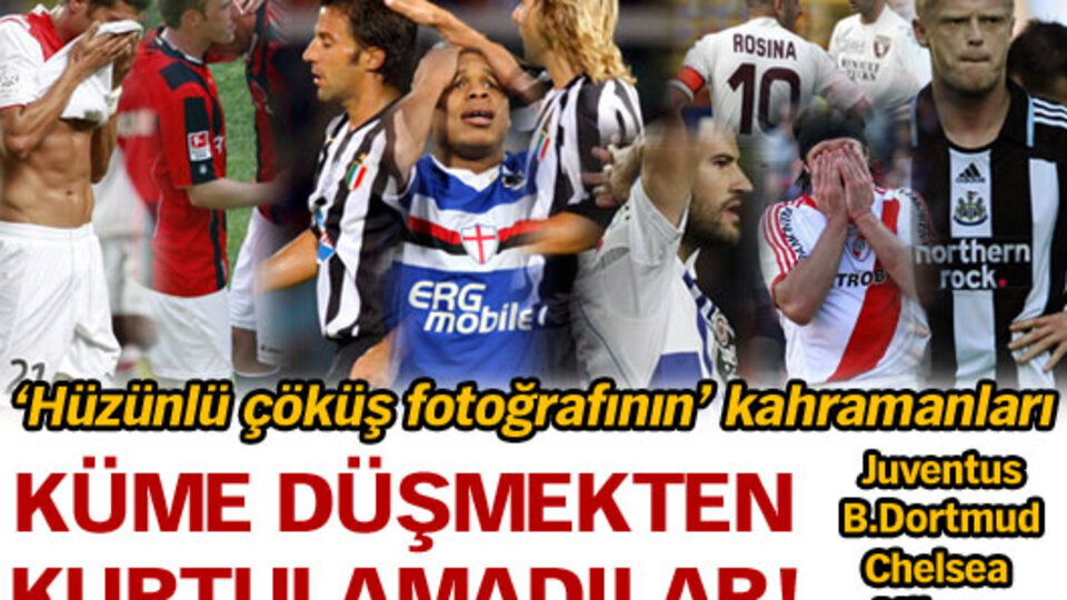 Küme düşmekten kurtulamadılar!