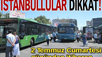 Dikkat! İstanbullular'a çok önemli iki uyarı!