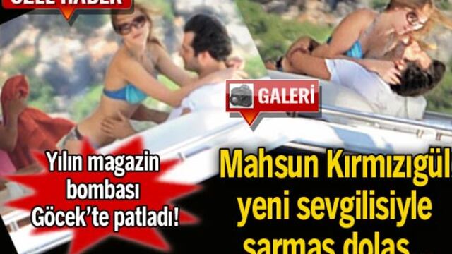 Yılın magazin bombası Göcek'te patladı!