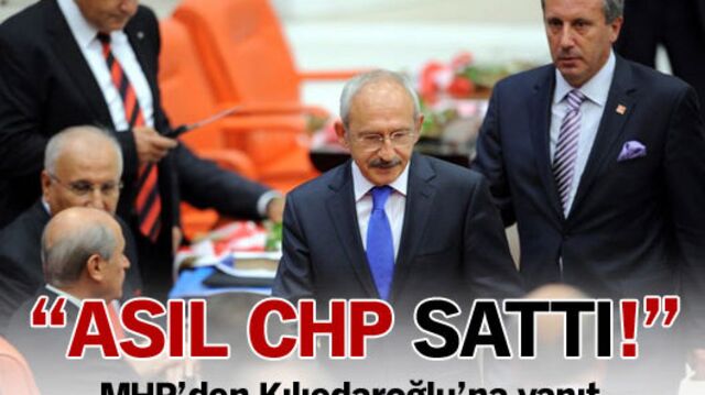 MHP'den CHP'ye yanıt!