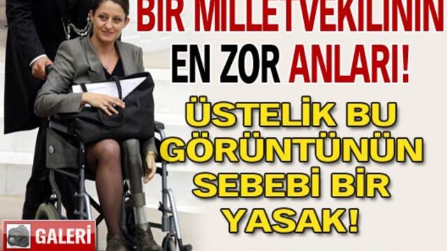 Bir milletvekilinin en zor anları! GALERİ