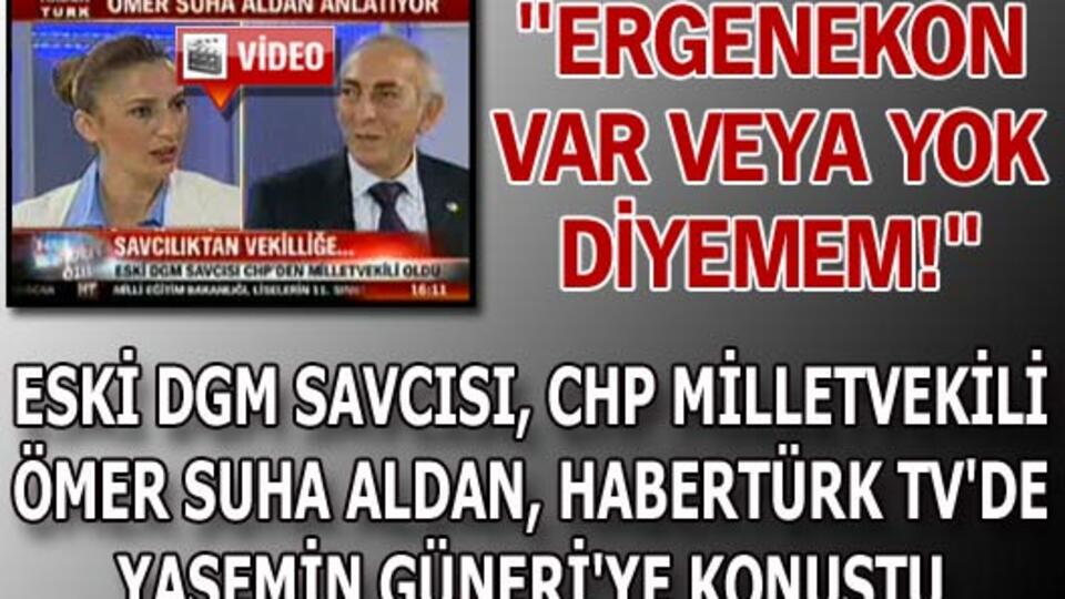 "Ergenekon var veya yok diyemem!"