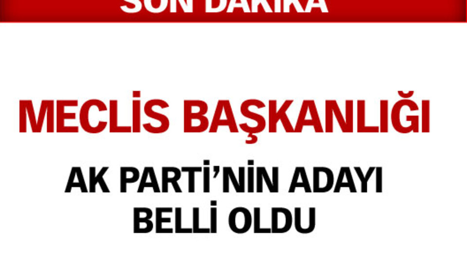 TBMM Başkan adayı Cemil Çiçek