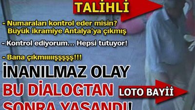 Loto talihlisi öyle bir şey yaptı ki...