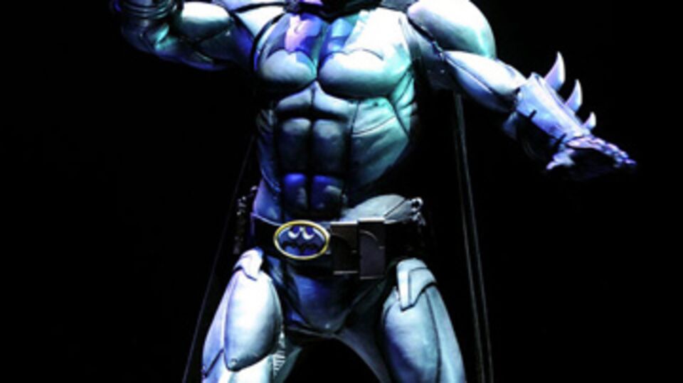 'Batman'den sahne şovu