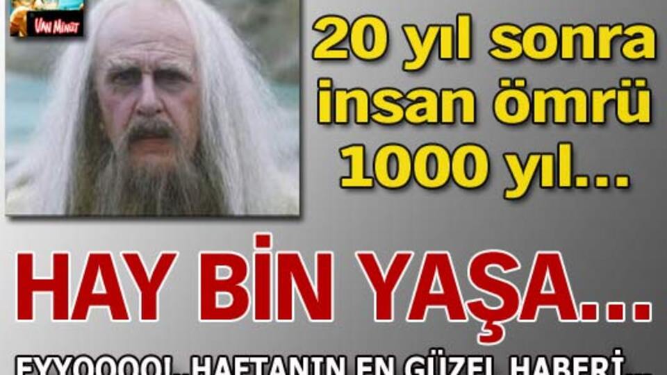 Haftanın en güzel haberi...