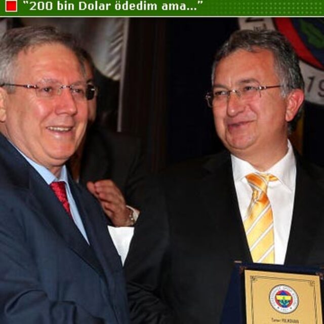 Başkan 200 bin Dolar öde dedi, ödedim!