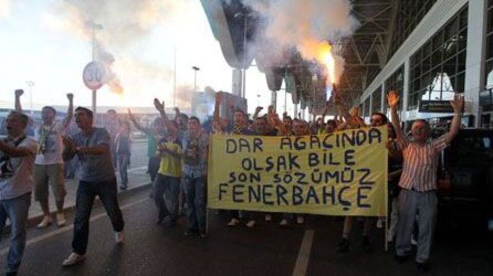 F.Bahçe'ye coşkulu uğurlama!