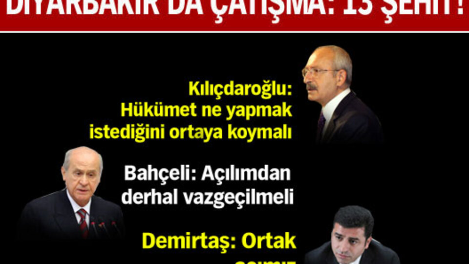 13 şehidin verildiği çatışmaya tepkiler!