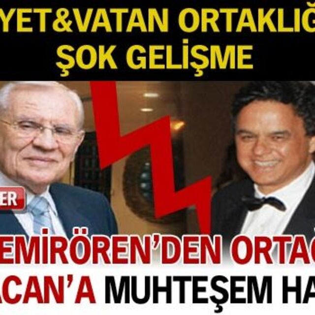 Milliyet - Vatan ortaklığında şok gelişme