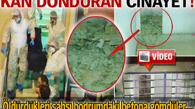 Kan donduran cinayet! VİDEO