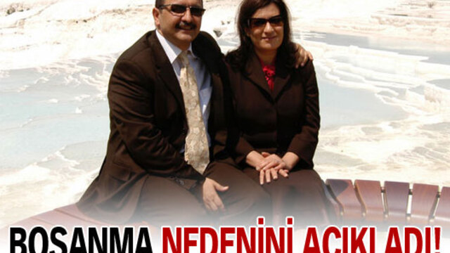 Boşanma nedenini açıkladı!