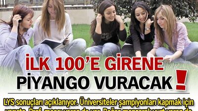 İlk 100'e girene piyango vuracak!