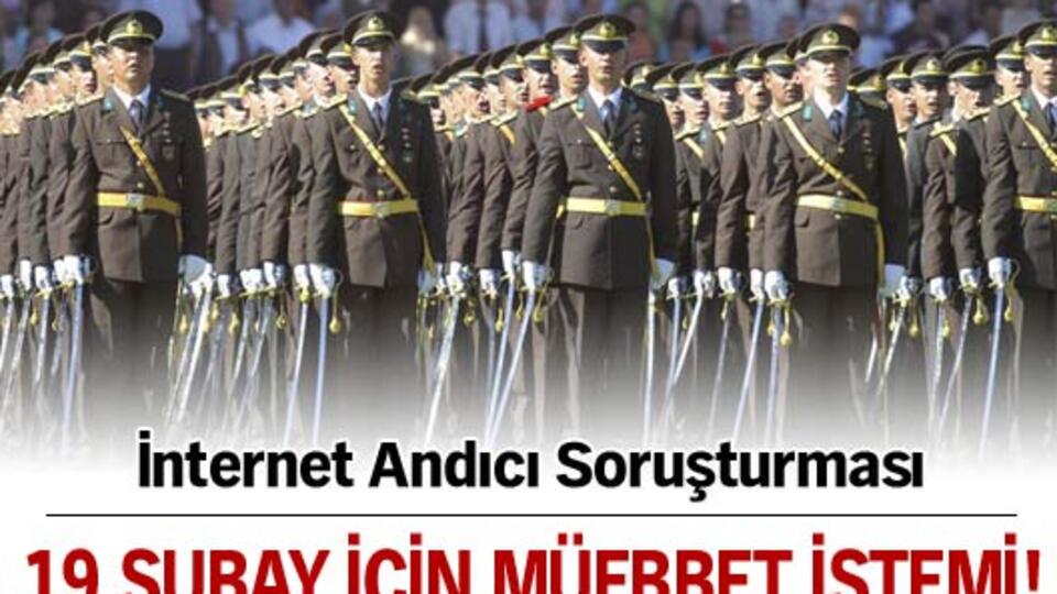 19 subay için müebbet istemi!