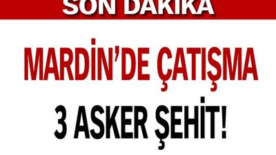 Mardin'de pusu: 3 şehit!
