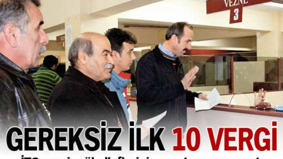 Gereksiz ilk 10 vergi