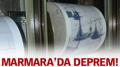 Marmara'da deprem!