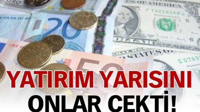 Yatırımın yarısını onlar çekti!