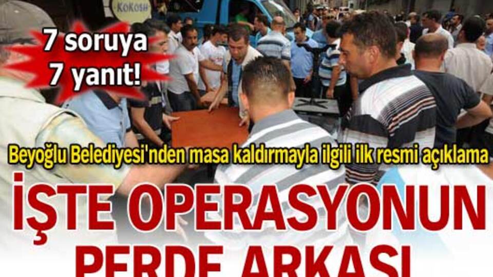 Beyoğlu Belediyesi'nden 'Asmalımescit' açıklaması!