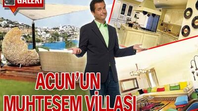 Acun'un muhteşem villası GALERİ