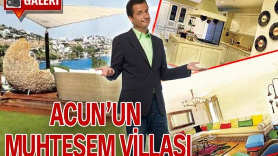 Acun'un muhteşem villası GALERİ