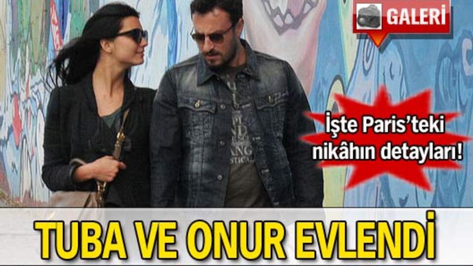 İki aylık hamile olan oyuncu Tuba Büyüküstün evlendi