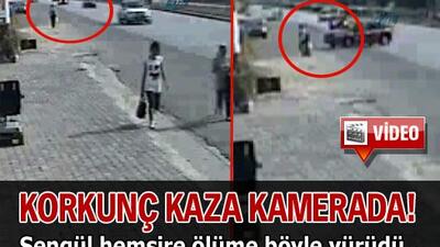 Korkunç kaza kamerada! VİDEO
