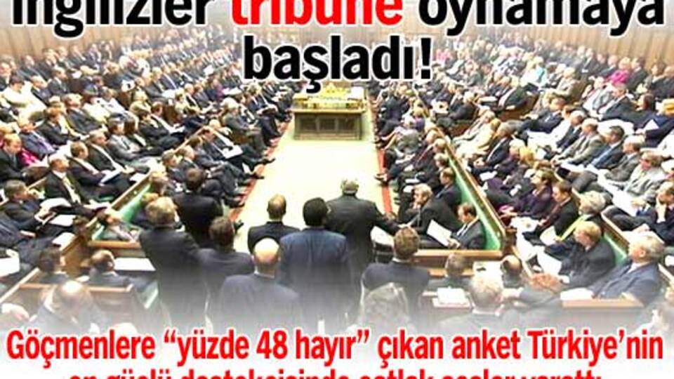 İngiltere tribünlere oynamaya başladı!