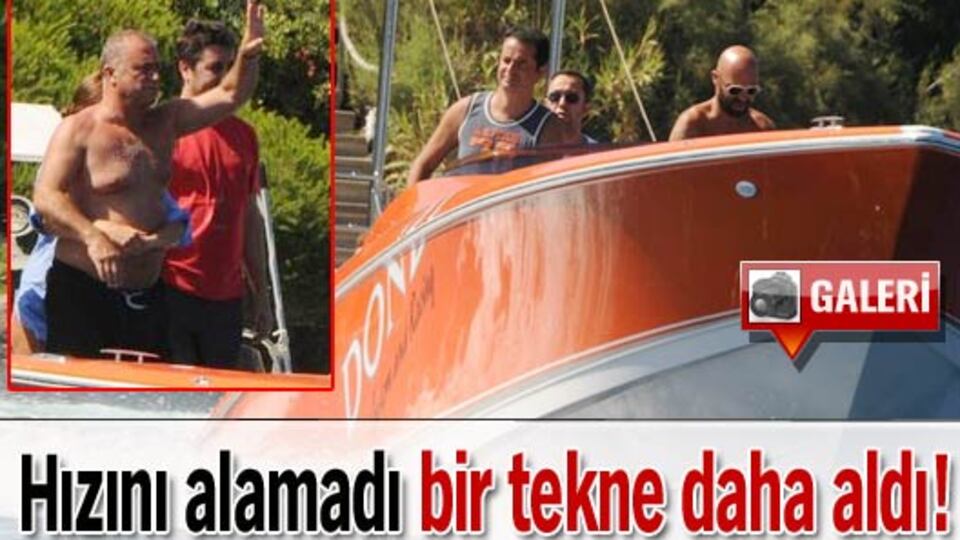 Hızını alamadı bir tekne daha aldı!