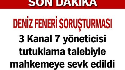 Kanal 7 yöneticilerine tutuklama talebi!