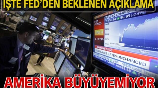 Amerika büyüyemiyor