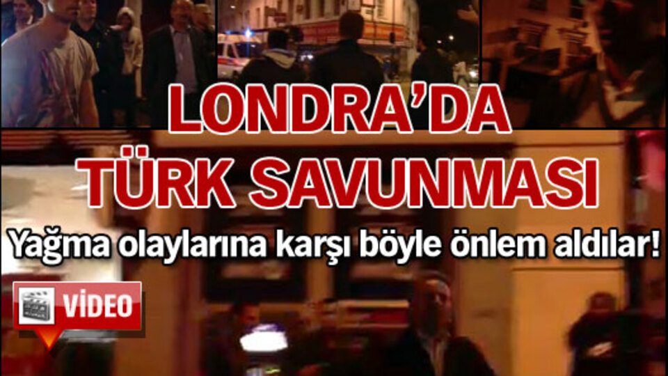 Londra'yı Türk-Kürt koruyor! VİDEO
