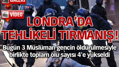 Londra'da tehlikeli tırmanış