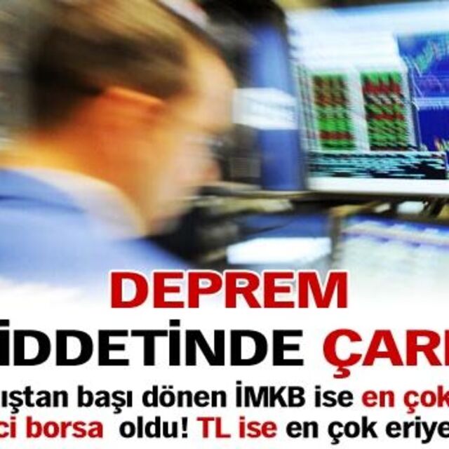 Deprem 8 şiddetinde çarptı