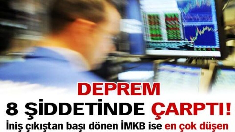 Deprem 8 şiddetinde çarptı