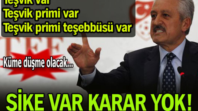 Şike var karar yok!