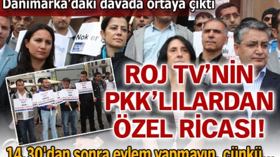 Roj Tv'nin PKK'lılardan özel ricası!