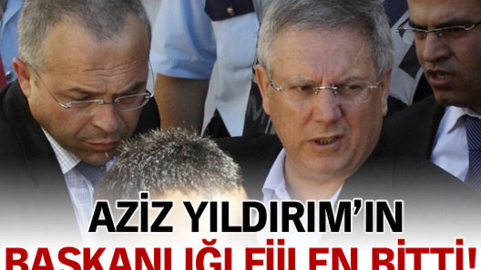 Yıldırım'ın başkanlığı fiilen bitti!